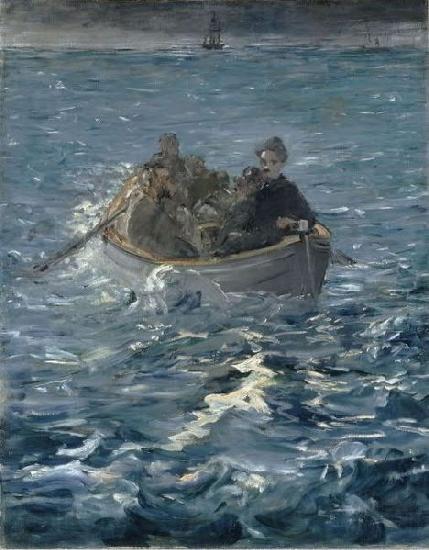 Edouard Manet L'Evasion de Rochefort France oil painting art